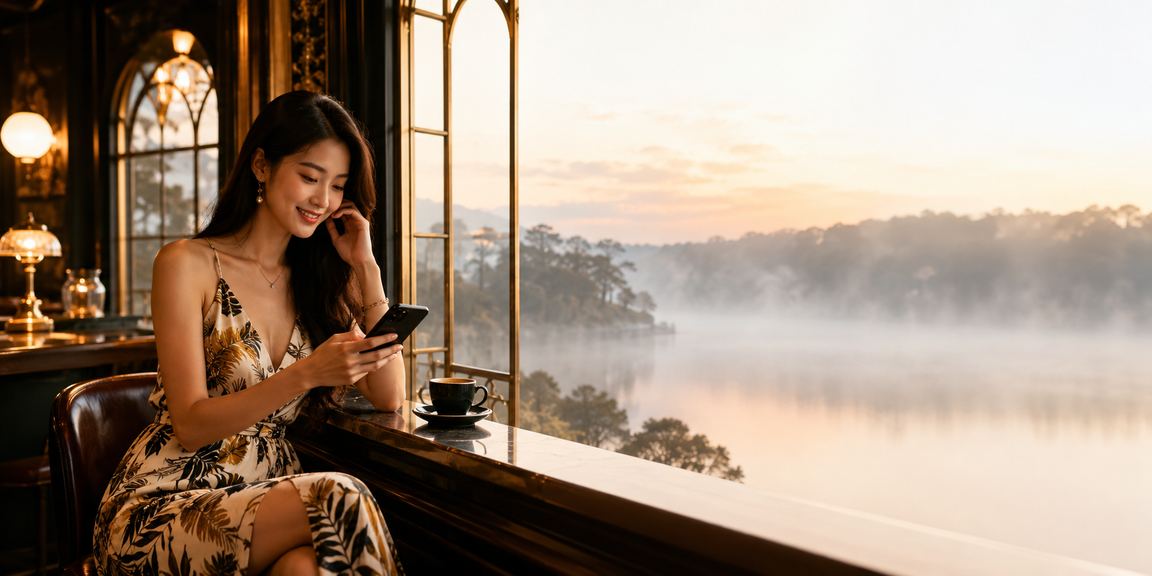 Người dùng tại Đà Lạt truy cập casino di động với cà phê buổi sáng – áp dụng voucher vs368